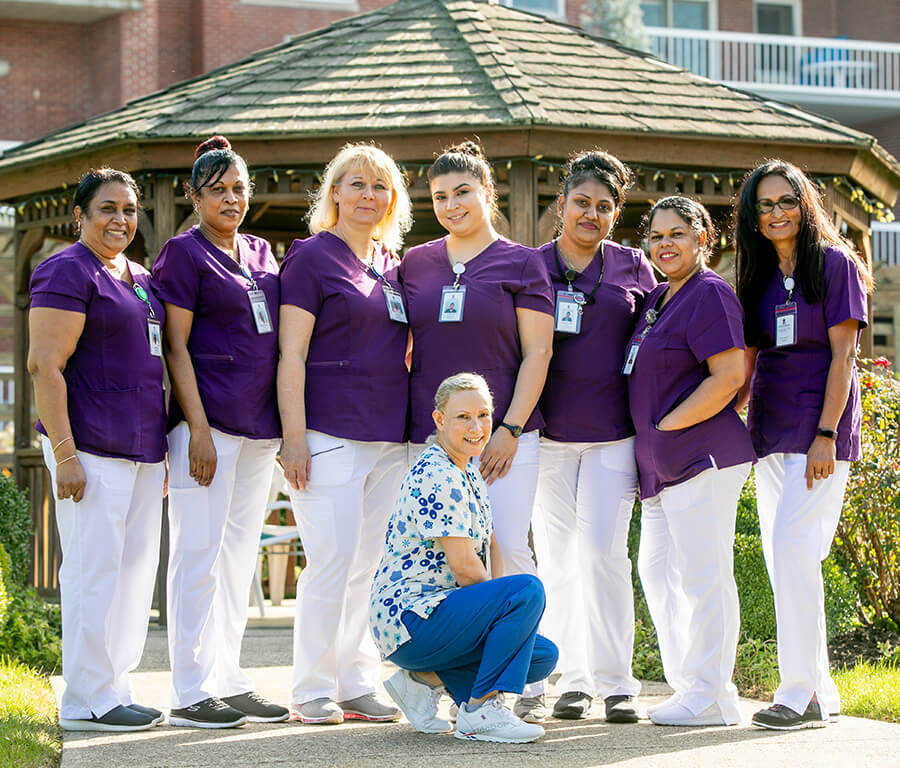 The staff of our senior living community