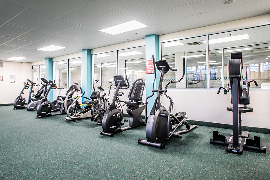 Our senior living amenities include exercise rooms